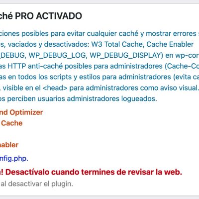 plugin kit anti caché pro